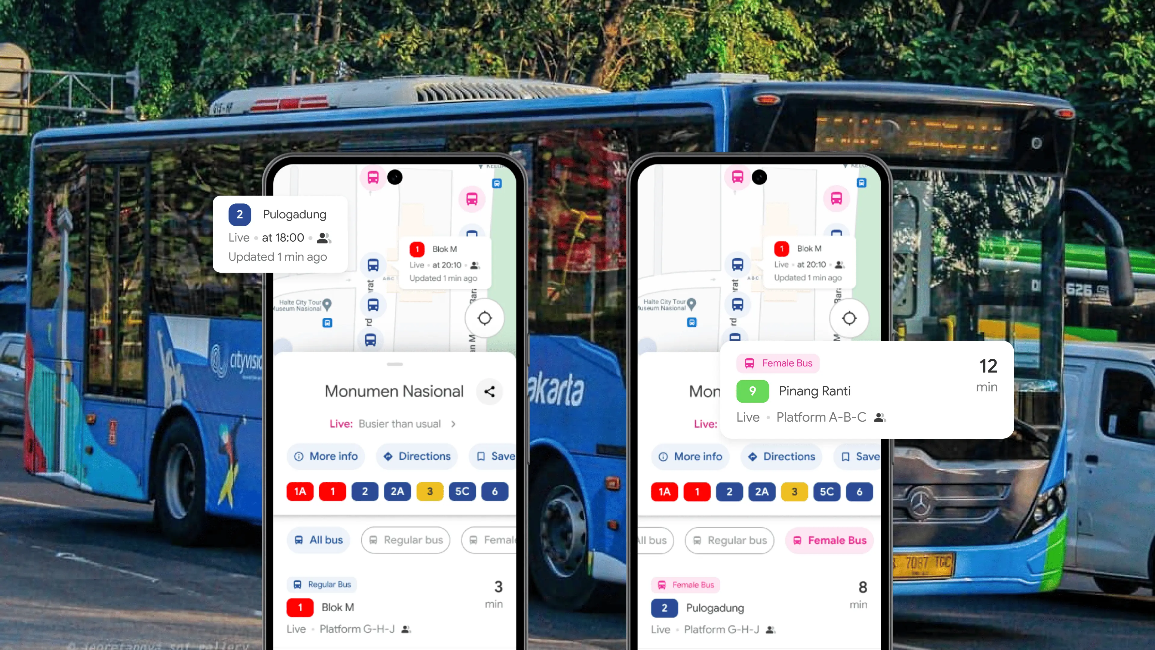 improve the experience when waiting for Transjakarta